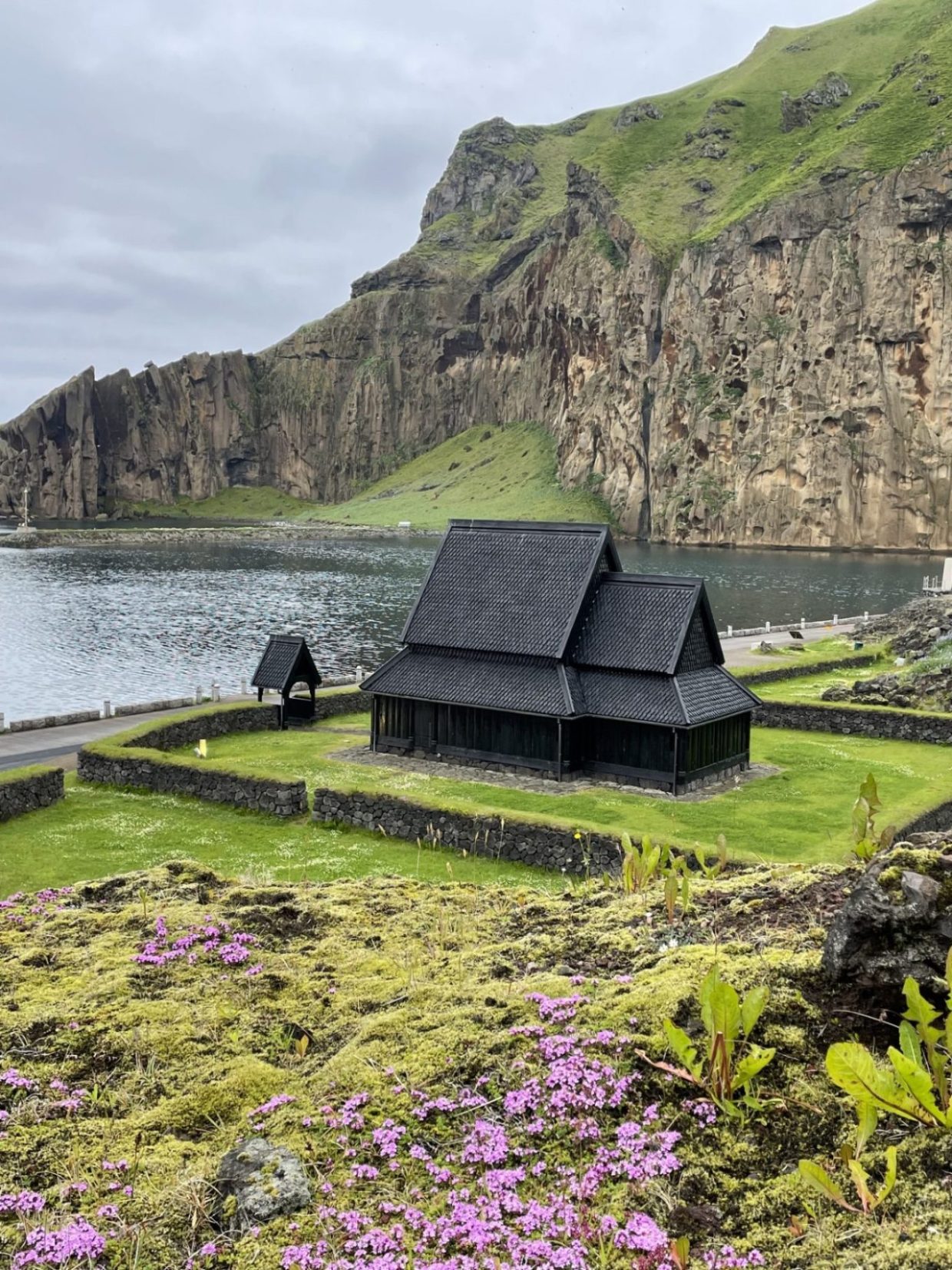 The Stave Church in the Westman Islands